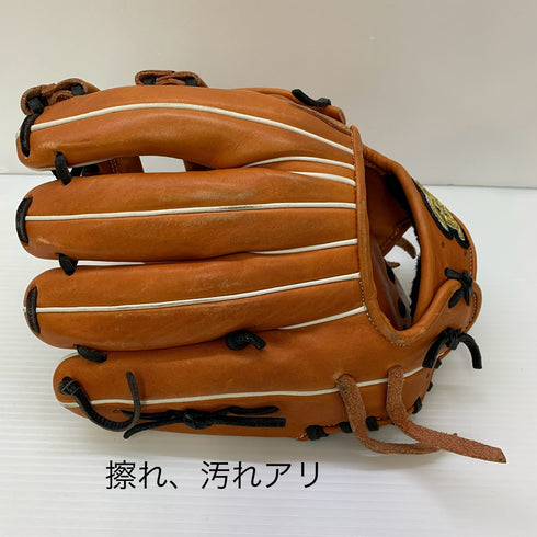 ベースマンTHE PROFESSIONAL MODEL 硬式 大人 一般 内野手用 グローブ グラブ 右投げ 中古品 野球 6317