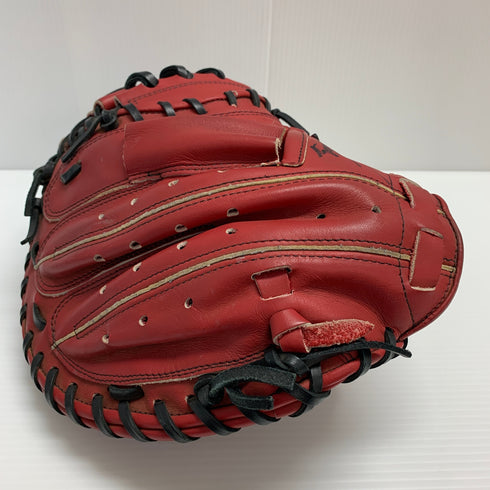 ゼット ZETT BRCB34822 軟式 大人 一般 キャッチャーミット 捕手 グローブ グラブ 右投げ 中古品 野球 サインの記入あり 8405