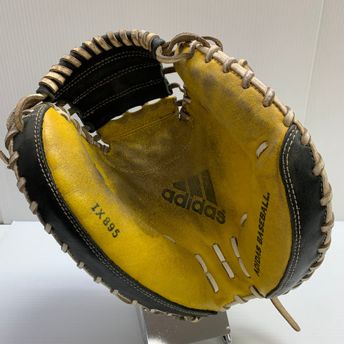 アディダス adidas 軟式 大人 一般 キャッチャーミット 捕手 グローブ グラブ 右投げ IX895 中古品 野球 7782