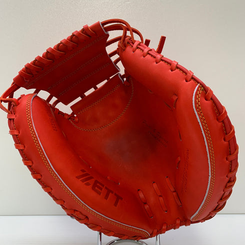 ゼット ZETT プロステイタス 軟式 大人 一般 キャッチャーミット 捕手 グローブ グラブ 右投げ BRCB30222 中古品 野球 7382