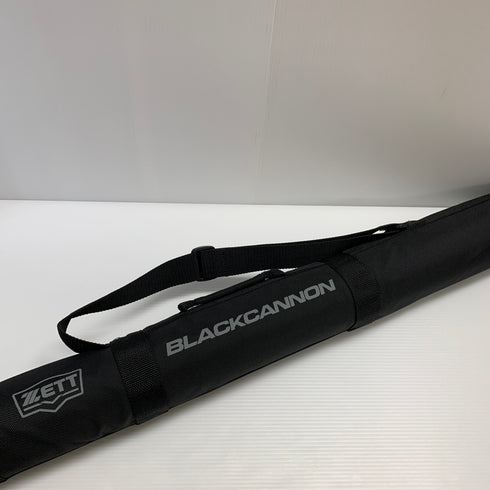 ゼット ZETT ブラックキャノン 軟式 大人 一般 FRP製バット BCT31385 ミドルバランス 中古 ケース付き 野球 7865