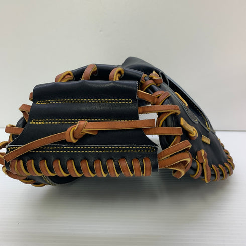 リュウ RYU 201型 硬式 大人 一般 キャッチャーミット 捕手 グローブ グラブ 右投げ グローブ袋付き 野球 7879