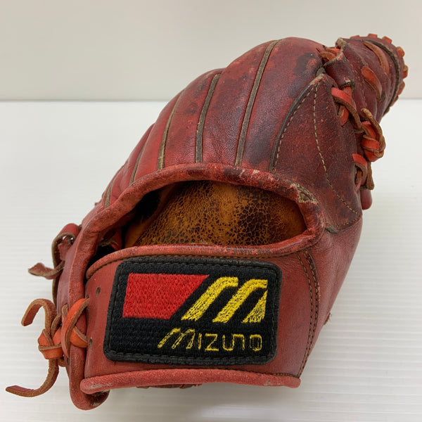 ミズノ MIZUNO ワールドウィン 信義作 硬式 大人 一般 内野手用 グローブ グラブ 右投げ 中古品 野球 6579