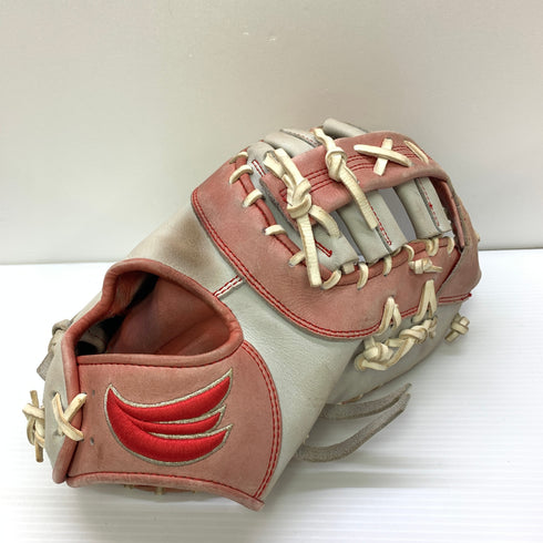 エバード 軟式 大人 一般 ファーストミット 一塁手 グローブ グラブ 右投げ 中古品 野球 9987