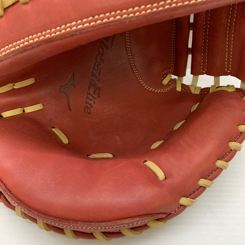ミズノ MIZUNO グローバルエリート Global Elite 1AJCR34310 軟式 大人 一般 キャッチャーミット 捕手 グローブ グラブ 右投げ 中古品 野球 9007