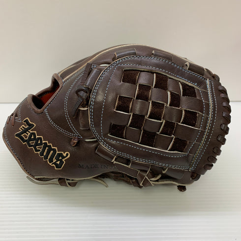 ジームス Zeems HIGHLEVELORDER 軟式 大人 一般 投手用 グローブ ピッチャー グラブ 右投げ SV-521DBN 中古品 野球 7173