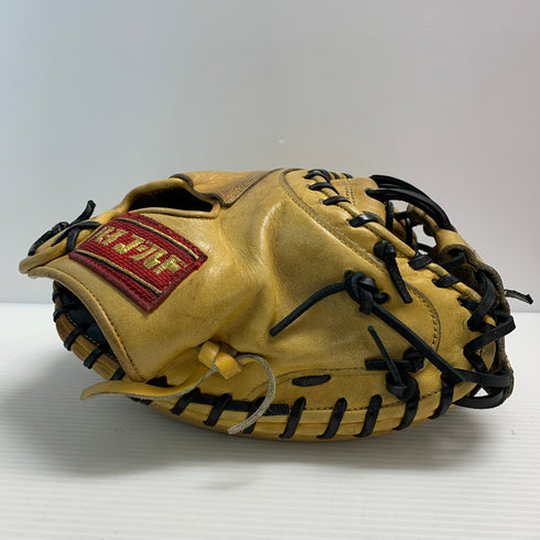 ハイゴールド HI-GOLD 硬式 大人 一般 キャッチャーミット 捕手 グローブ グラブ 右投げ PAG-100M 中古品 野球 6276