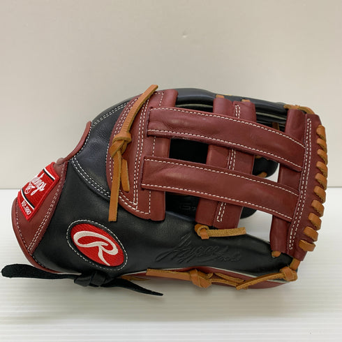 ローリングス Rawlings ハイパーテック 軟式 大人 一般 オールラウンド グローブ グラブ 右投げ GRXHTCN65 中古品 グローブ袋付き 野球 7085