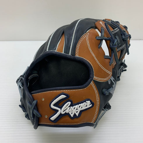 久保田スラッガー KUBOTA SLUGGER 硬式 大人 一般 内野手用 グローブ グラブ 右投げ 中古品 箱・グローブ袋付き 野球 6736