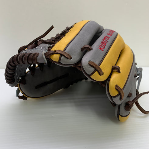 久保田スラッガー KUBOTA SLUGGER 軟式 大人 一般 内野手用 グローブ グラブ 右投げ オーダー 中古品 グローブ袋付き 野球 9050