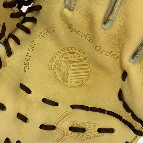 久保田スラッガー KUBOTA SLUGGER KSN-M00 硬式 大人 一般 内野手用 グローブ グラブ 右投げ 中古品 野球 8893