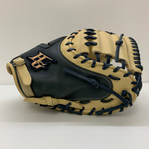 ハイゴールド HI-GOLD ベーシック 軟式・ソフトボール兼用 キャッチャーミット 捕手 グローブ グラブ 右投げ BSG-875M 中古品 野球 6836