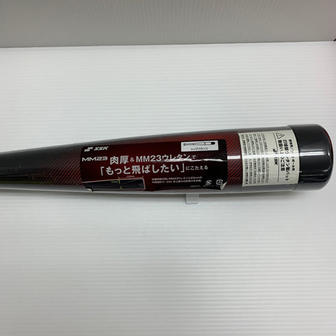 エスエスケイ SSK MM23 軟式 大人 一般 FRP製バット SBB4037 トップバランス 未使用品 野球 7630