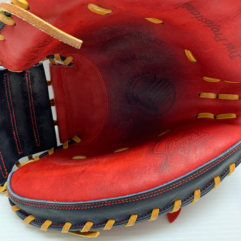 久保田スラッガー KUBOTA SLUGGER トゥループロフェッショナル 軟式 大人 一般 キャッチャーミット 捕手 グローブ グラブ 右投げ 中古品 野球 6293