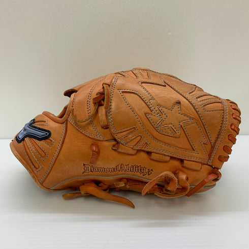 ミズノ MIZUNO ダイアモンドアビリティクロス 軟式 大人 一般 投手用 グローブ ピッチャー グラブ 右投げ 1AJGR18601 中古品 野球 8303