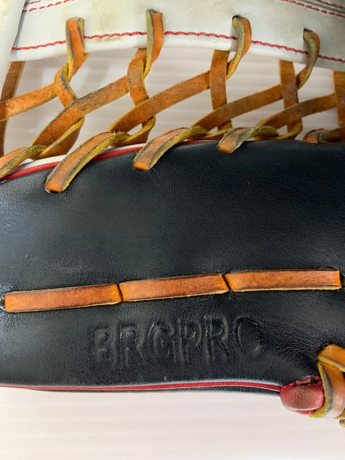 中古品 ゼット ZETT プロステイタス オーダー 軟式 外野手用グローブ BRGPRO 刺繡有り 3698