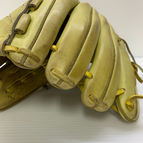 ミズノ MIZUNO ミズノプロ 硬式 大人 一般 投手用 グローブ ピッチャー グラブ 右投げ 中古品 野球 6054