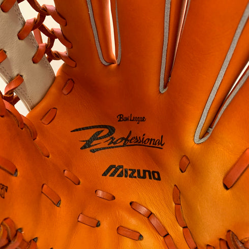 ミズノ MIZUNO ビューリーグ プロフェッショナル 2GN30417 軟式 大人 一般 外野手用 グローブ グラブ 右投げ 中古品 野球 8685