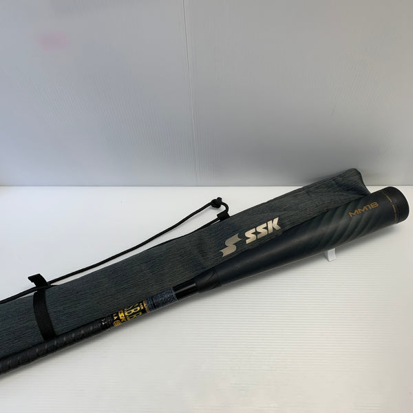 エスエスケイ SSK MM18 軟式 大人 一般 FRP製バット SBB4023 トップバランス 中古 ケース付き 野球 7996