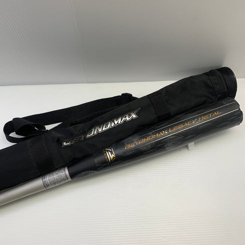 ミズノ MIZUNO ビヨンドマックスレガシーメタル 軟式 大人 一般 FRP製バット 1CJBR200 中古 ケース付き 野球 8656