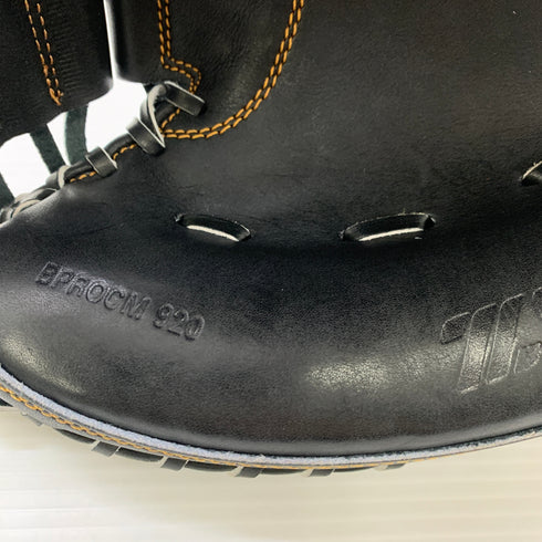 ゼット ZETT プロステイタス 硬式 大人 一般 キャッチャーミット 捕手 グローブ グラブ 右投げ BPROCM920 中古品 グローブ袋付き 野球 7383