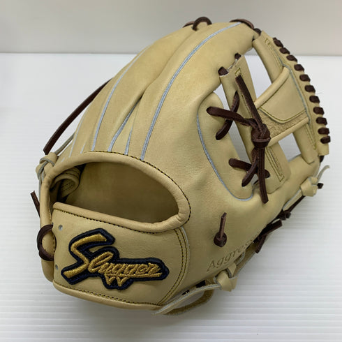 久保田スラッガー KUBOTA SLUGGER 硬式 大人 一般 内野手用 グローブ グラブ 右投げ KSG-SR1 中古品 野球 6086