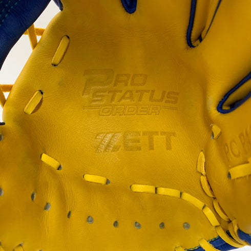 ゼット ZETT プロステイタスオーダー 軟式 大人 一般 内野手用 グローブ グラブ 右投げ 196 中古品 野球 8176