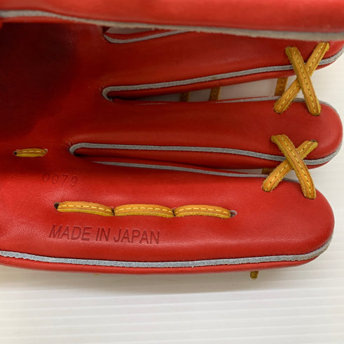 イソガイスポーツ オーダー品 硬式 大人 一般 外野手用 グローブ グラブ 右投げ ISO-10PT 中古品 グローブ袋付き 野球 6023