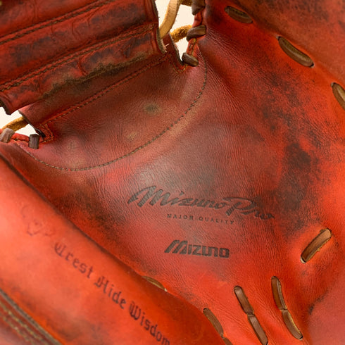 ミズノ MIZUNO ミズノプロ 硬式 大人 一般 キャッチャーミット 捕手 グローブ グラブ 右投げ 1AJCH18200 中古品 野球 6249