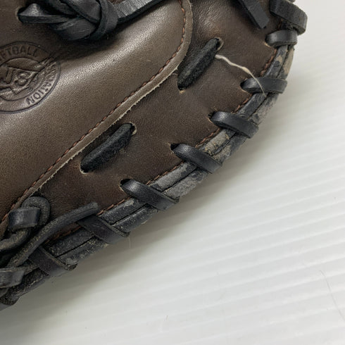 ミズノ MIZUNO ワールドウィン ソフトボール用 大人 一般 キャッチャーミット 捕手 グローブ グラブ 右投げ 中古品 野球 8746
