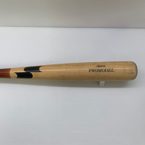 エスエスケイ SSK 軟式 大人 一般 木製バット SBB4036 ミドルバランス 中古 野球 8126