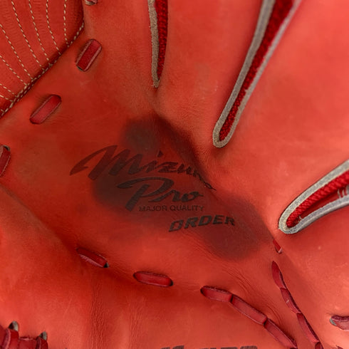 ミズノ MIZUNO ミズノプロ 硬式 大人 一般 投手用 グローブ ピッチャー グラブ 右投げ 中古品 グローブ袋付き 野球 7101