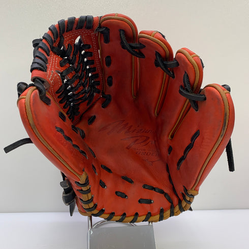 ミズノ MIZUNO ミズノプロ mizunopro 軟式 大人 一般 内野手用 グローブ グラブ 右投げ オーダー 中古品 野球 9298