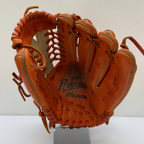 ミズノ MIZUNO ミズノプロ mizunopro プロフェッショナル 2GN33117 軟式 大人 一般 外野手用 グローブ グラブ 右投げ 中古品 野球 8826