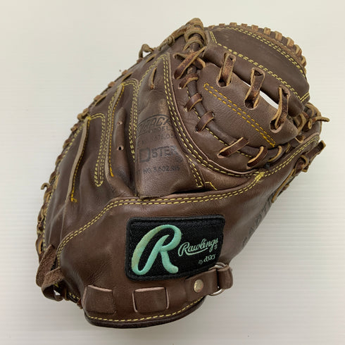 ローリングス Rawlings RG-14C 軟式 大人 一般 キャッチャーミット 捕手 グローブ グラブ 右投げ 中古品 野球 9960