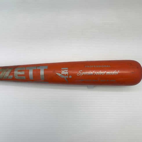 ゼット ZETT スペシャルセレクトモデル 硬式 大人 一般 木製バット(BFJマーク) BWT14713 中古 野球 8525