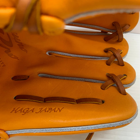 ミズノ MIZUNO ミズノプロ HAGAJAPAN 硬式 大人 一般 内野手用 グローブ グラブ 右投げ AXI-1型 中古品 グローブ袋付き 野球 6641