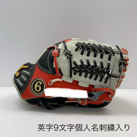 中古品 ミズノ MIZUNO ミズノプロ 軟式 内野手用オーダーグローブ 刺繍有り 5820