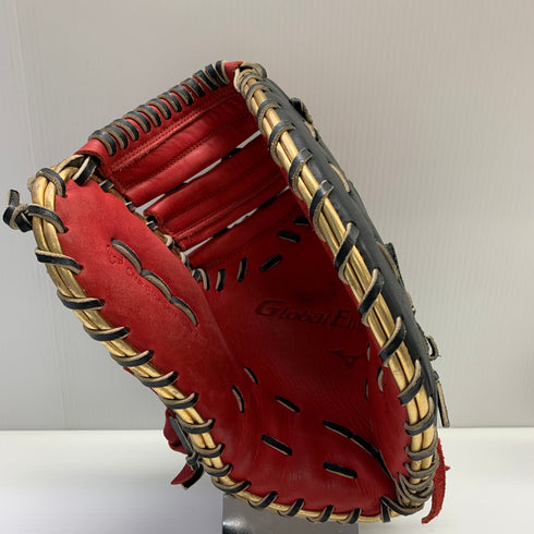 ミズノ MIZUNO グローバルエリート 軟式 大人 一般 ファーストミット 一塁手 グローブ グラブ 右投げ 1AJFR27300 中古品 グローブ袋付き 野球 7226