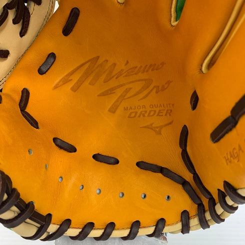 中古品 ミズノ MIZUNO ミズノプロ オーダー 軟式 内野手用グローブ HAGAJAPAN 長岡秀樹型 3916