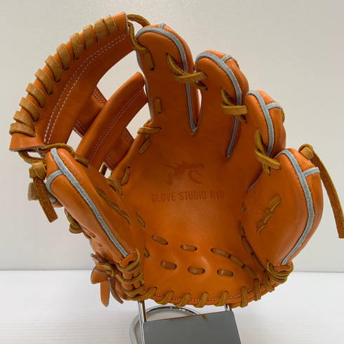 リュウ RYU 硬式 大人 一般 内野手用 グローブ グラブ 右投げ 中古品 グローブ袋付き 野球 6016