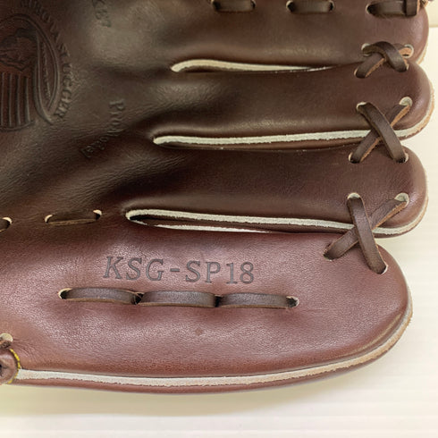 久保田スラッガー KUBOTA SLUGGER KSG-SP18 硬式 大人 一般 投手用 グローブ ピッチャー グラブ 右投げ 中古品 グローブ袋付き 野球 1571