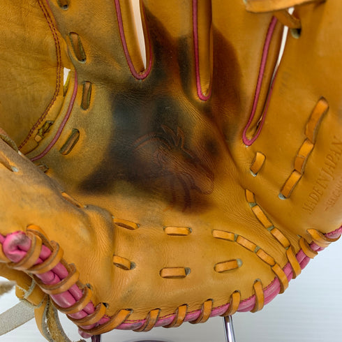 ラグデリオン RAG de Lion 硬式 大人 一般 投手用 グローブ ピッチャー グラブ 右投げ 中古品 グローブ袋付き 野球 9971