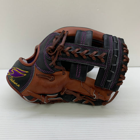 桜グラブ スタンダード オーダー 軟式 大人 一般 内野手用 グローブ グラブ 右投げ 中古品 野球 7371