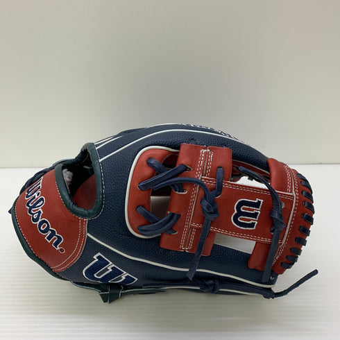 ウィルソン Wilson ワナビーヒーロー デュアル 軟式 大人 一般 内野手用 グローブ グラブ 右投げ RHJ86H 中古品 野球 6052