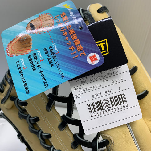 ゼット ZETT WinningRoad 軟式 大人 一般 オールラウンド グローブ グラブ 左投げ BRGB33530F タグ付き 野球 6918