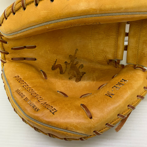 ハタケヤマ HATAKEYAMA KRE-M 軟式 大人 一般 キャッチャーミット 捕手 グローブ グラブ 右投げ 中古品 野球 1558