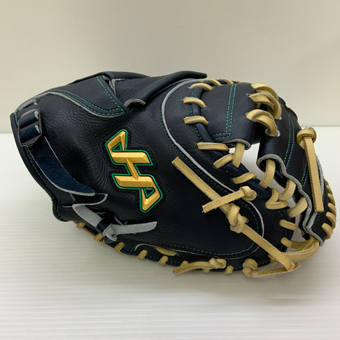 ハタケヤマ HATAKEYAMA 心 WN-25M9 軟式 大人 一般 キャッチャーミット 捕手 グローブ グラブ 右投げ 中古品 グローブ袋付き 野球 9076