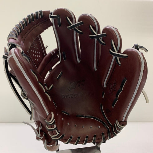 中古品 リュウ GLOVE STUDIO RYU 硬式 内野手用グローブ RYU-G5 5261