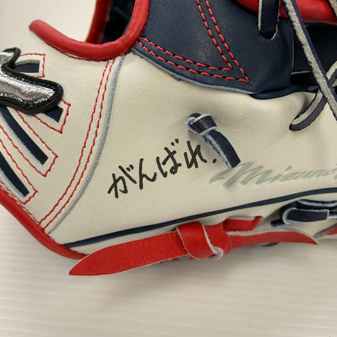 ミズノ MIZUNO ミズノプロ オーダー 硬式 大人 一般 外野手用 グローブ グラブ 右投げ 中古品 グローブ袋付き 野球 6803